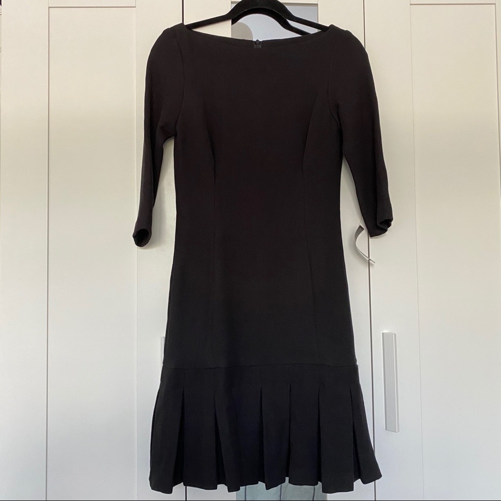 NWT Zara Black Pleated Dress